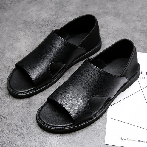 NOIRÉ™ - Sandalias de cuero negro 🇪🇸