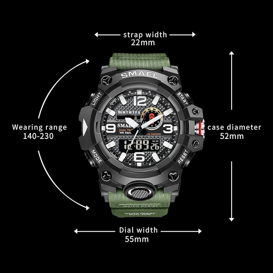 MONTRE FUTURISTE AU DESIGN PUISSANT & RÉSISTANT - GN