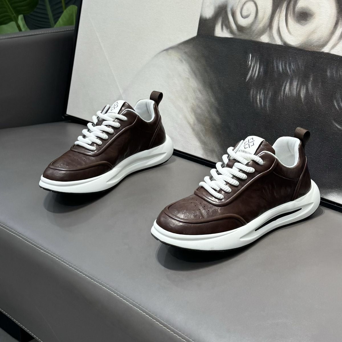 CUIR MARRON ÉLÉGANCE-GN